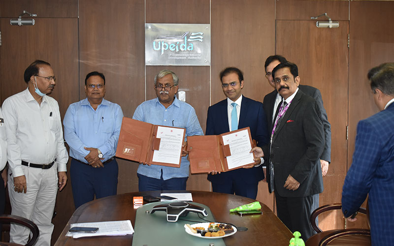 MoU signed between upeida and Adani Group