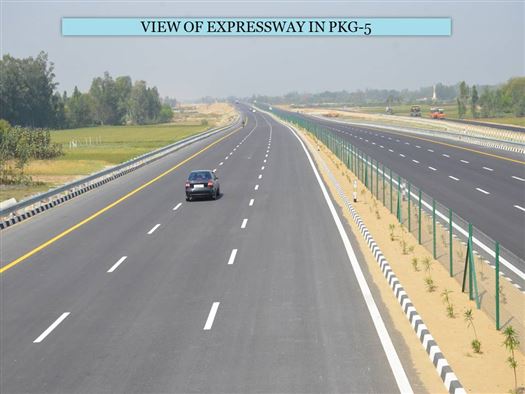पीकेजी -5 में एक्सप्रेसवे का दृश्य / View of Expressway in PKG-5