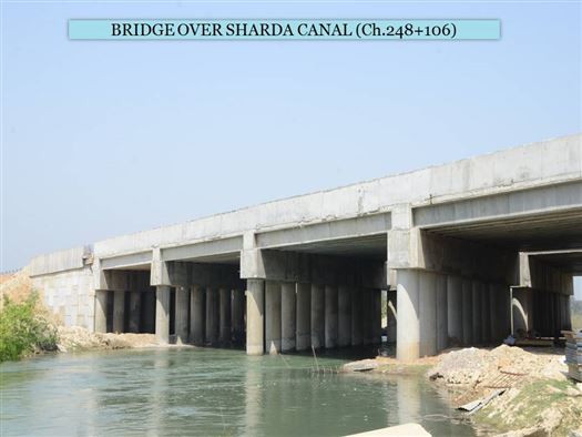 शारदा नहर पर पुल (Ch.248+106) / Bridge over Sharda Canal (Ch.248+106)