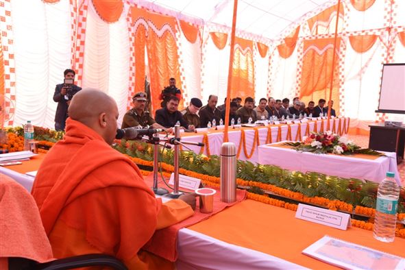 माननीय मुख्यमंत्री योगी आदित्यनाथ जी ने पूर्वांचल एक्सप्रेसवे का निरीक्षण किया/ Hon’ble CM.Shri Yogi Adityanath Ji visited purvanchal expressway for inspection